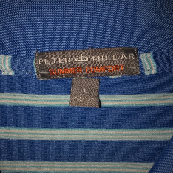 Peter Miller Zurich Classic Polo sz L - Picture 2 of 2